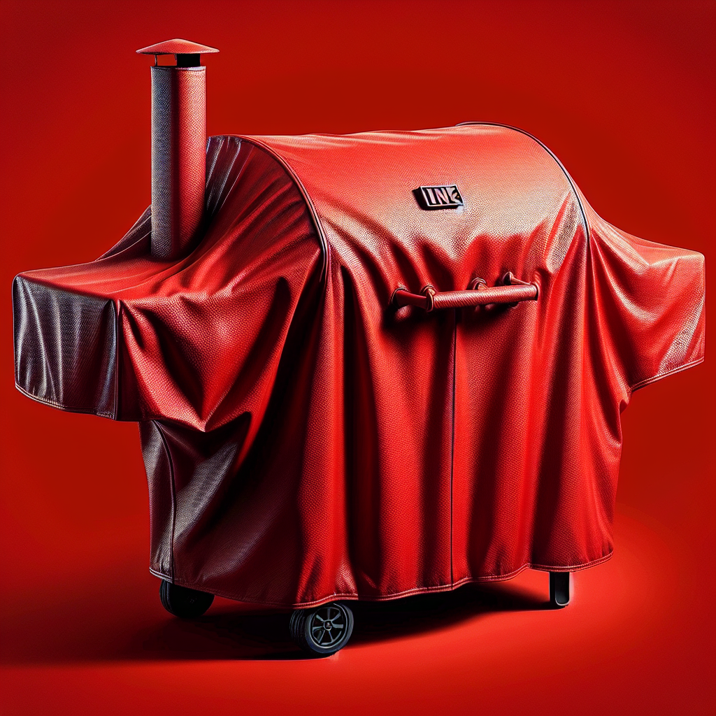 Durable barbecue grill cover protecting a grill from the elements, showcasing high-quality and weatherproof features