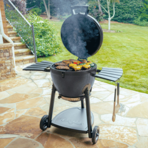 Image of a Akron Ceramic Grill Smoking